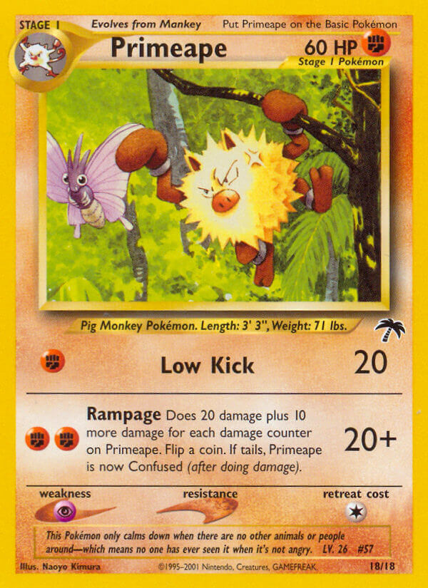 Primeape — Southern Islands #018 / 18