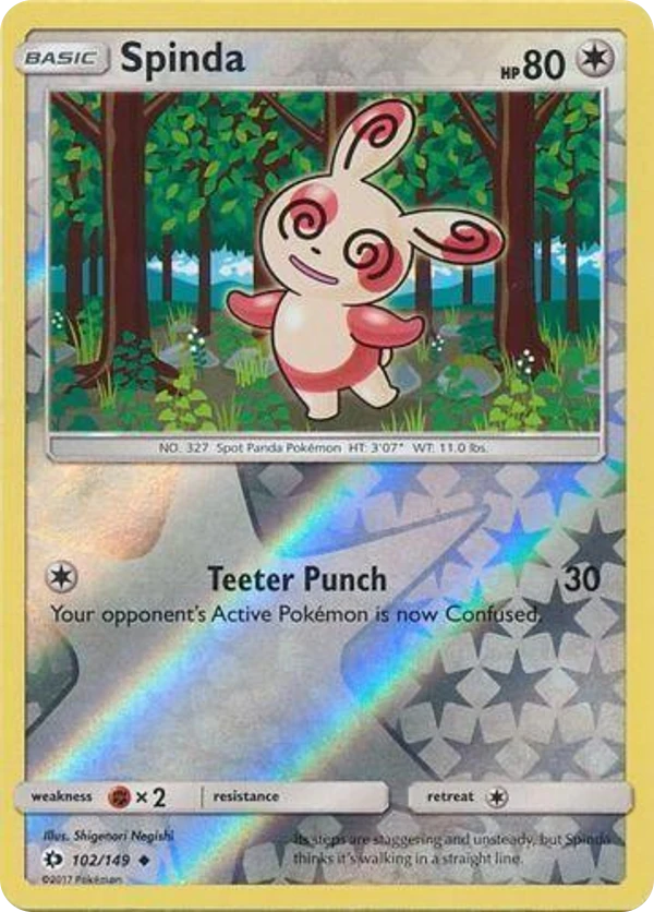 Spinda — Sun & Moon #102 / 149