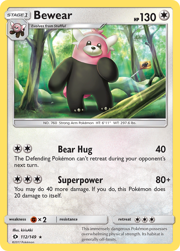Bewear — Sun & Moon #112 / 149