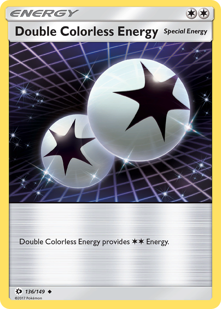 Double Colorless Energy — Sun & Moon #136 / 149