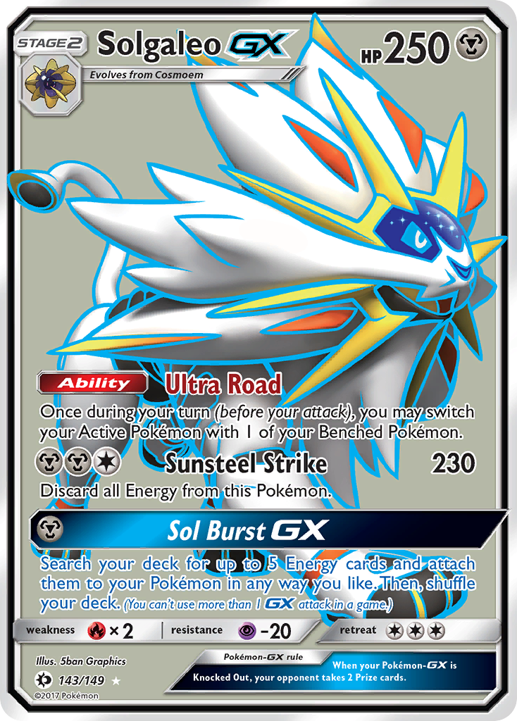 Solgaleo-GX — Sun & Moon #143 / 149