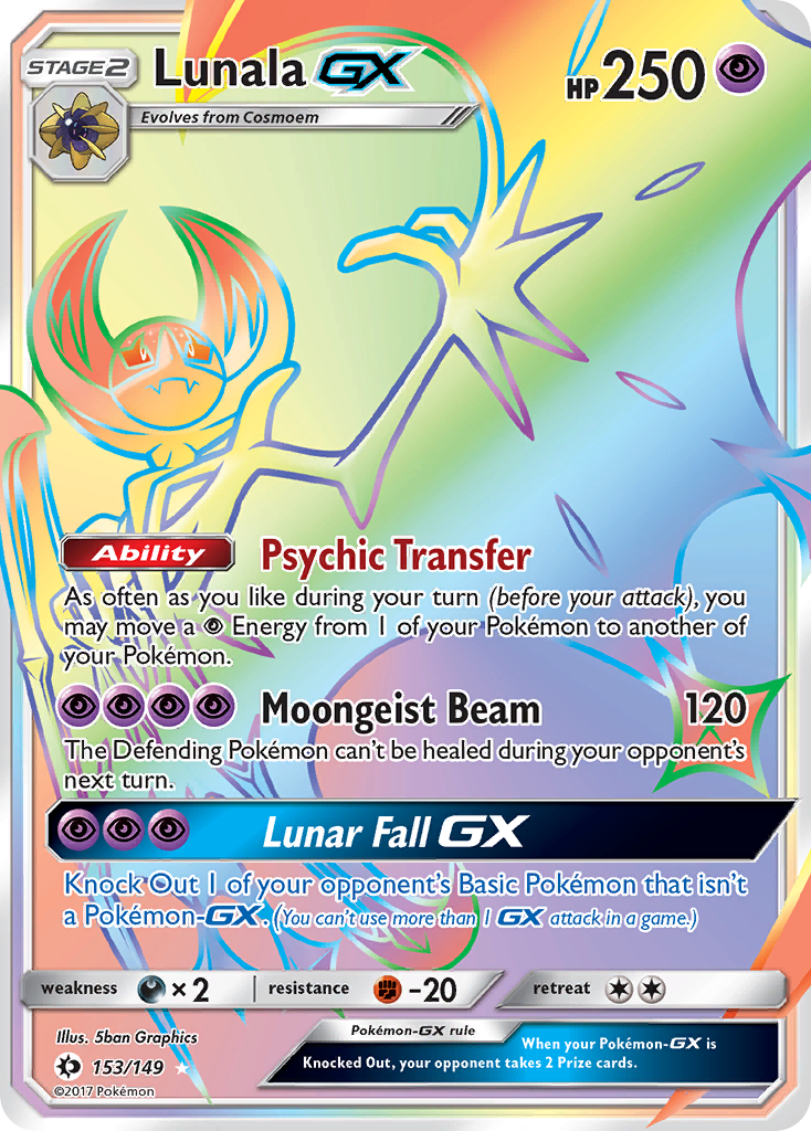 Lunala-GX — Sun & Moon #153 / 149