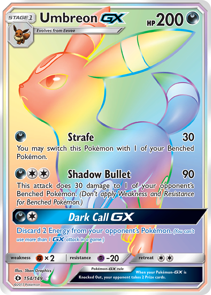 Umbreon-GX — Sun & Moon #154 / 149