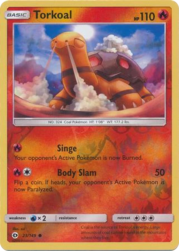 Torkoal — Sun & Moon #023 / 149