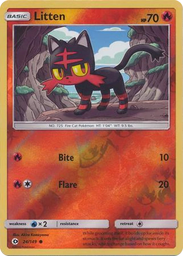 Litten — Sun & Moon #024 / 149