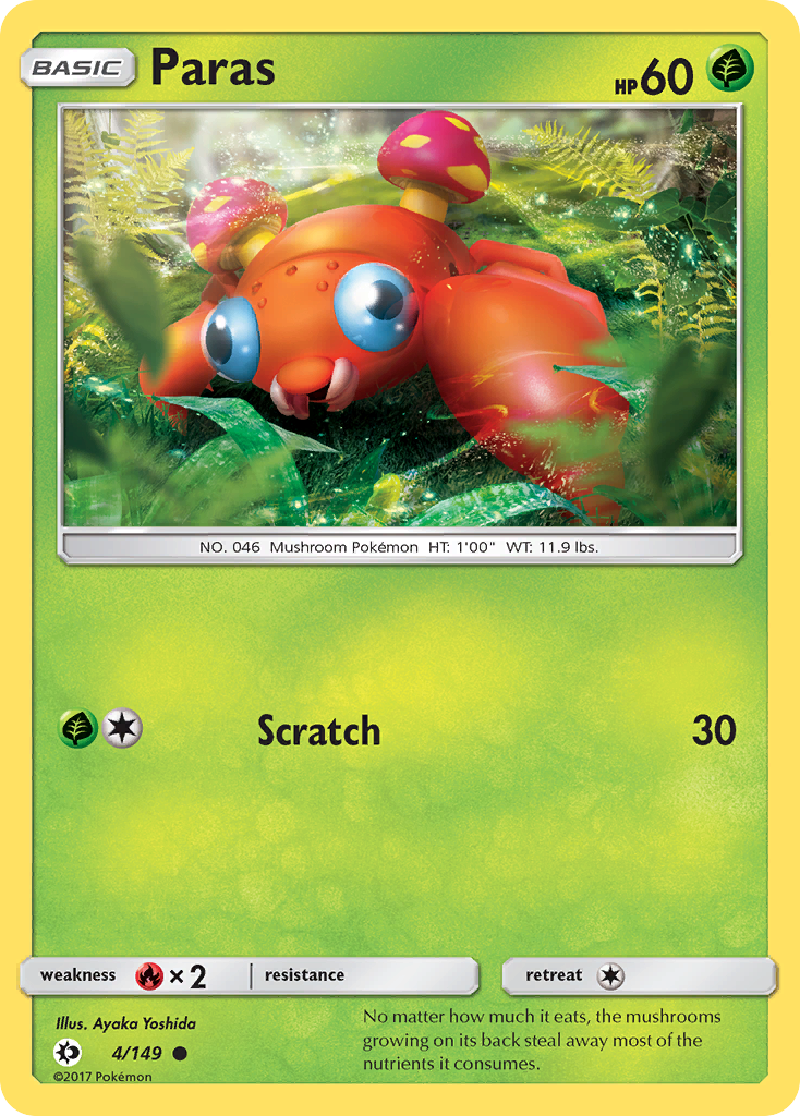 Paras — Sun & Moon #004 / 149