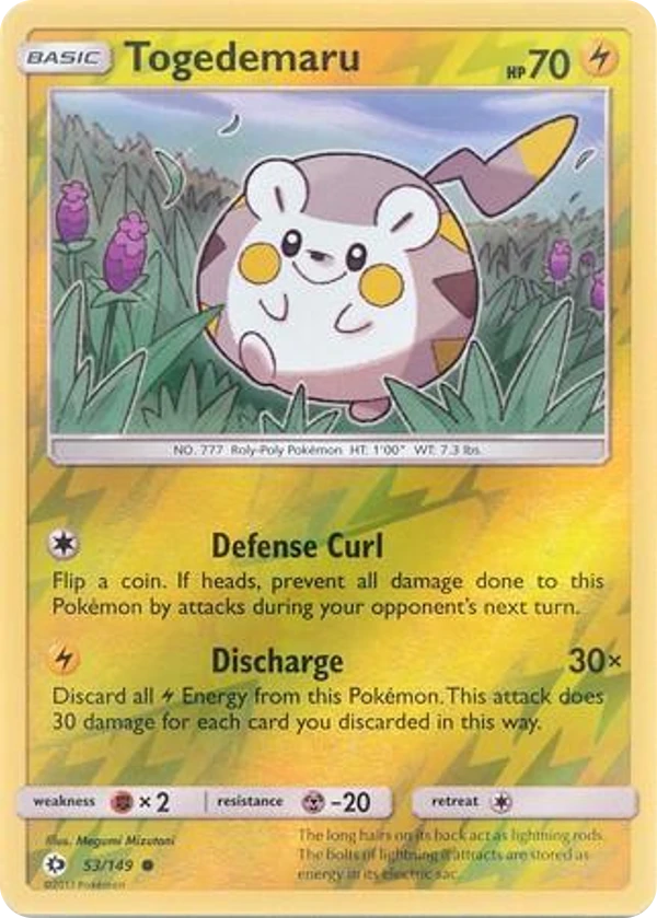 Togedemaru — Sun & Moon #053 / 149