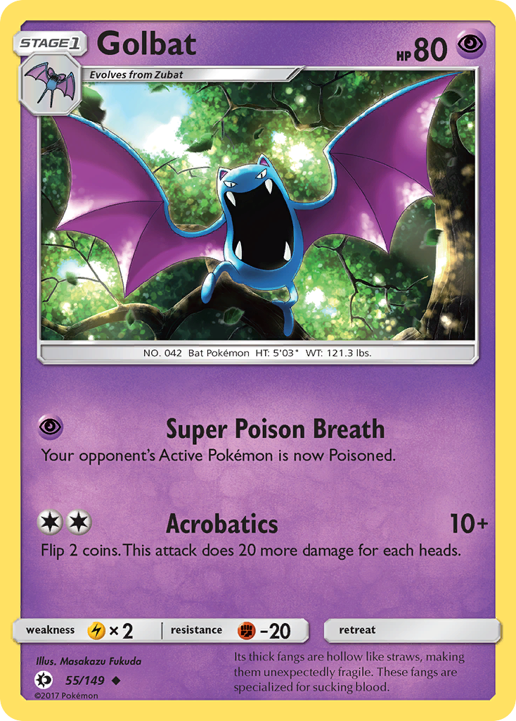 Golbat — Sun & Moon #055 / 149