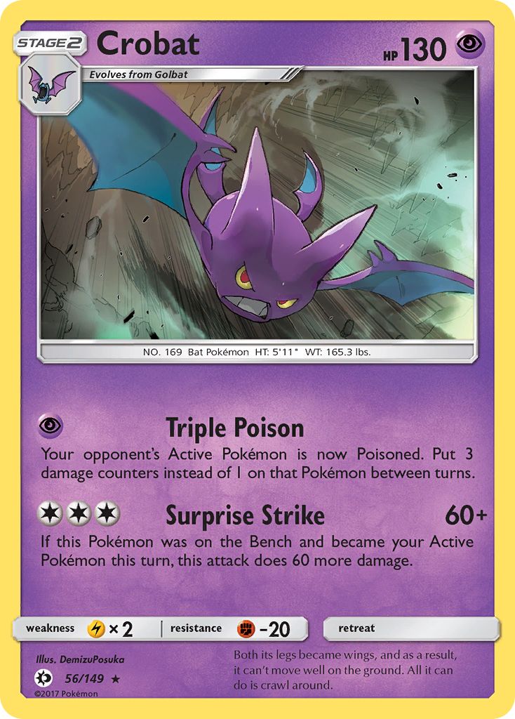 Crobat — Sun & Moon #056 / 149