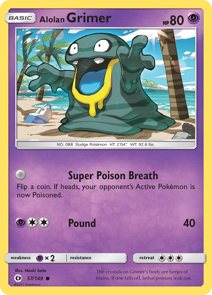 Alolan Grimer — Sun & Moon #057 / 149