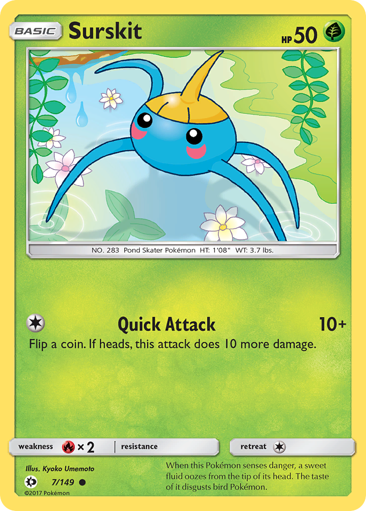 Surskit — Sun & Moon #007 / 149