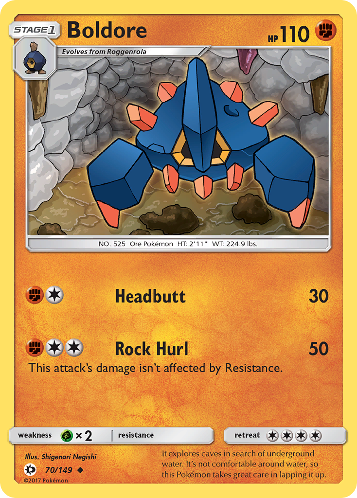 Boldore — Sun & Moon #070 / 149