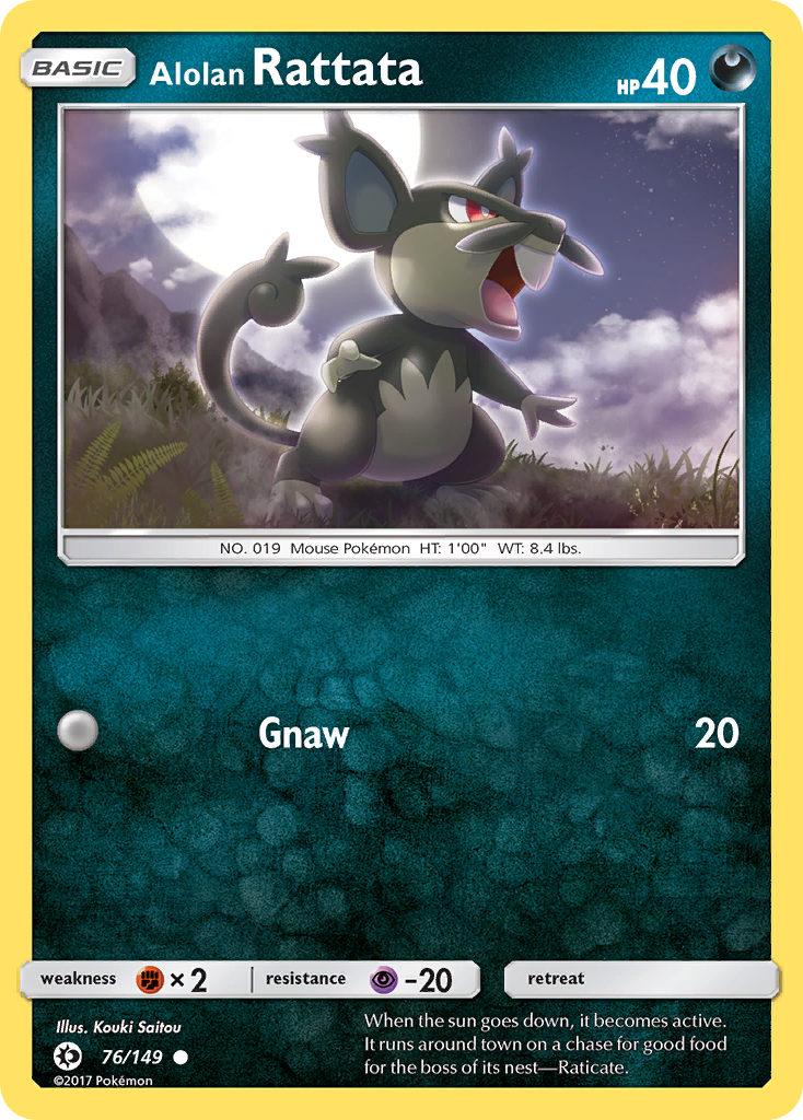 Alolan Rattata — Sun & Moon #076 / 149