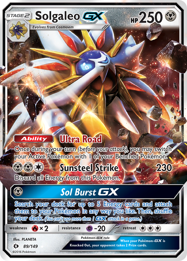 Solgaleo-GX — Sun & Moon #089 / 149