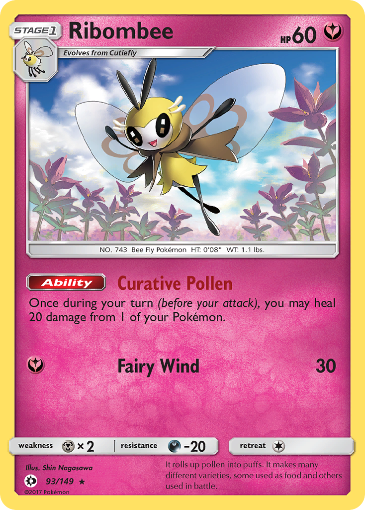 Ribombee — Sun & Moon #093 / 149