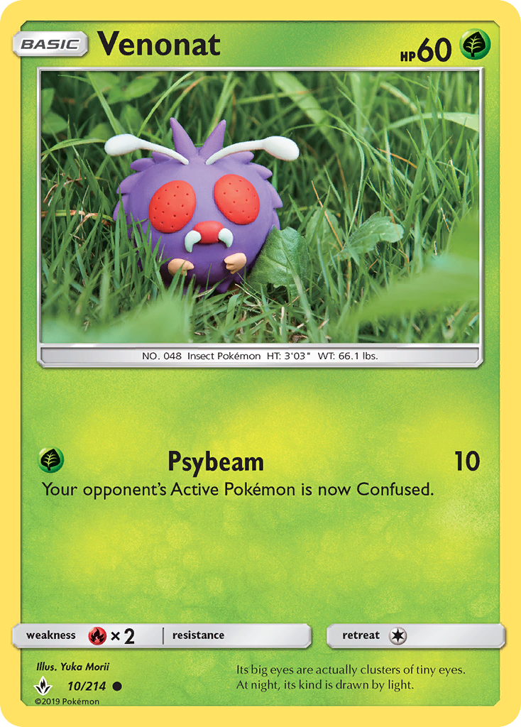 Venonat — Unbroken Bonds #010 / 214