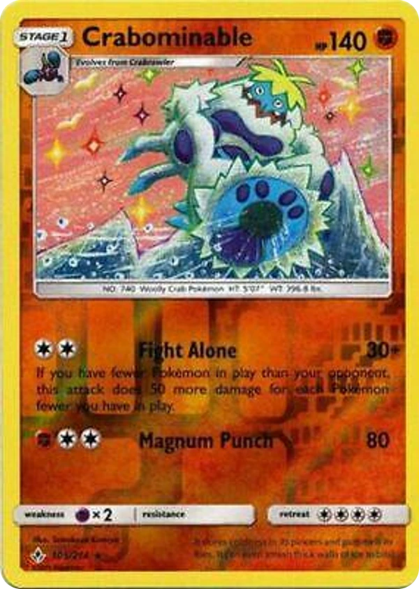 Crabominable — Unbroken Bonds #105 / 214