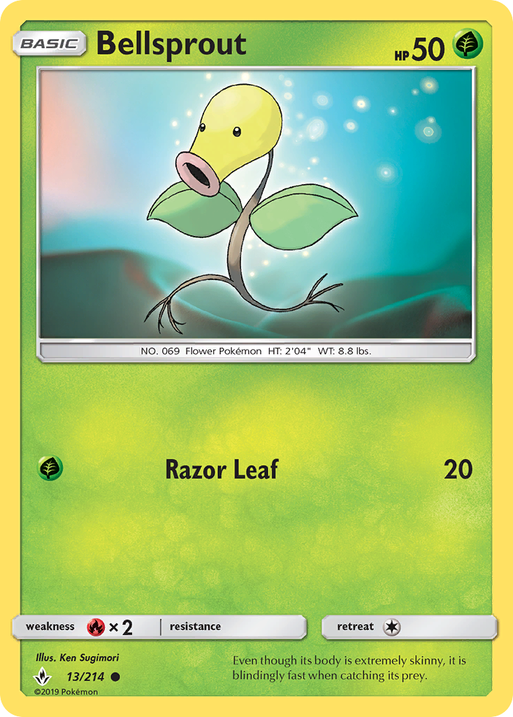 Bellsprout — Unbroken Bonds #013 / 214