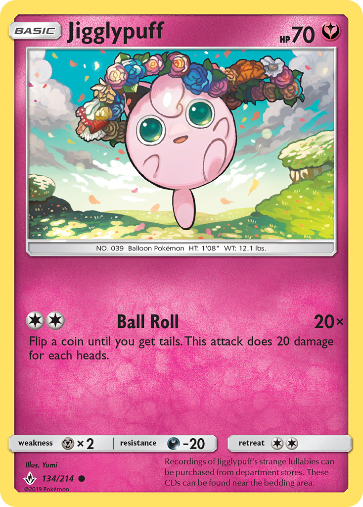 Jigglypuff — Unbroken Bonds #134 / 214