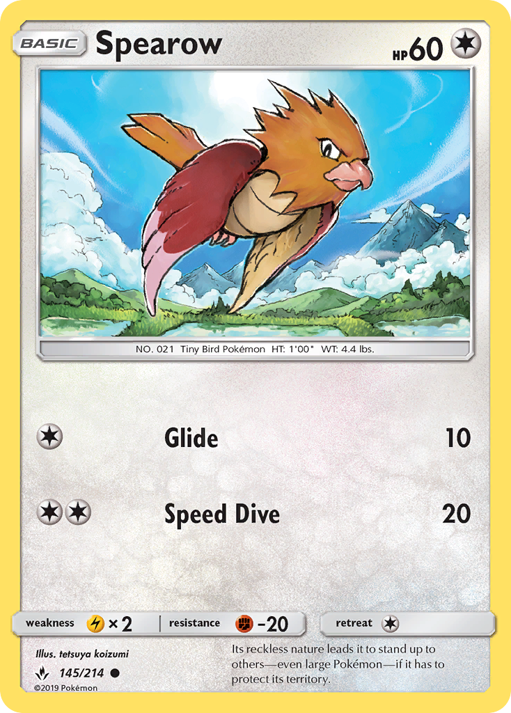 Spearow — Unbroken Bonds #145 / 214