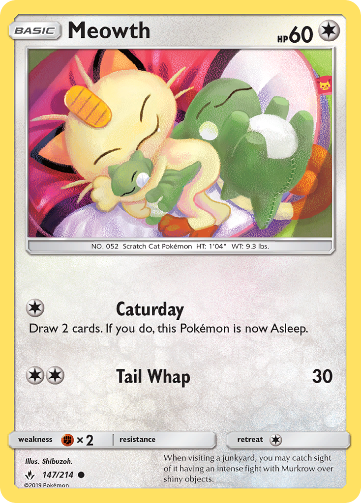 Meowth — Unbroken Bonds #147 / 214