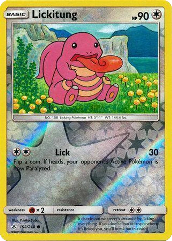 Lickitung — Unbroken Bonds #152 / 214