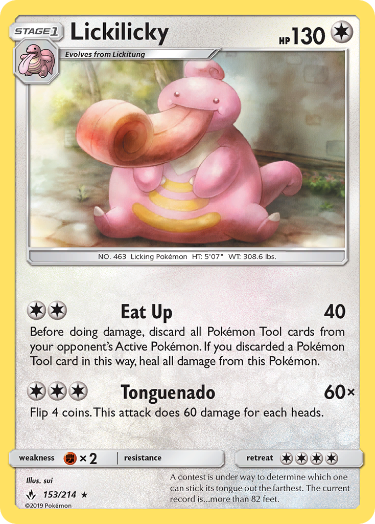 Lickilicky — Unbroken Bonds #153 / 214