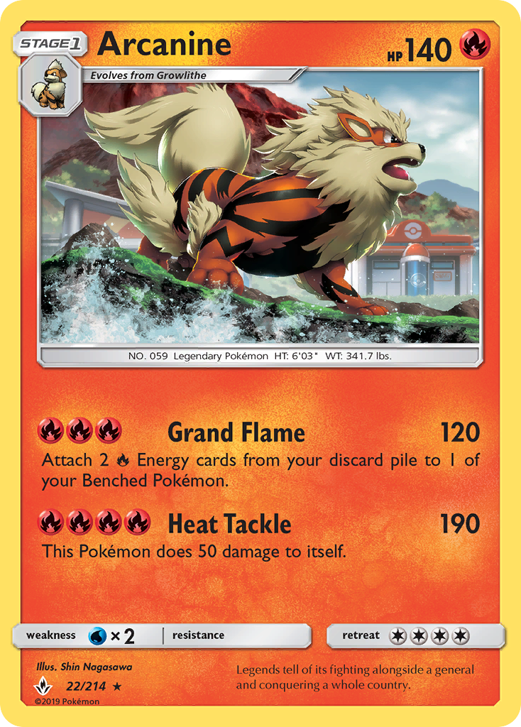 Arcanine — Unbroken Bonds #022 / 214
