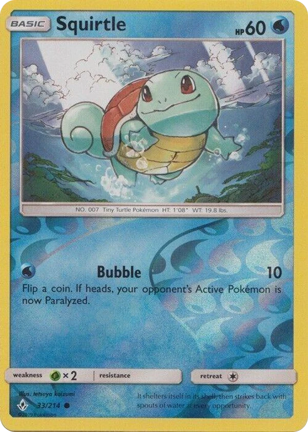 Squirtle — Unbroken Bonds #033 / 214