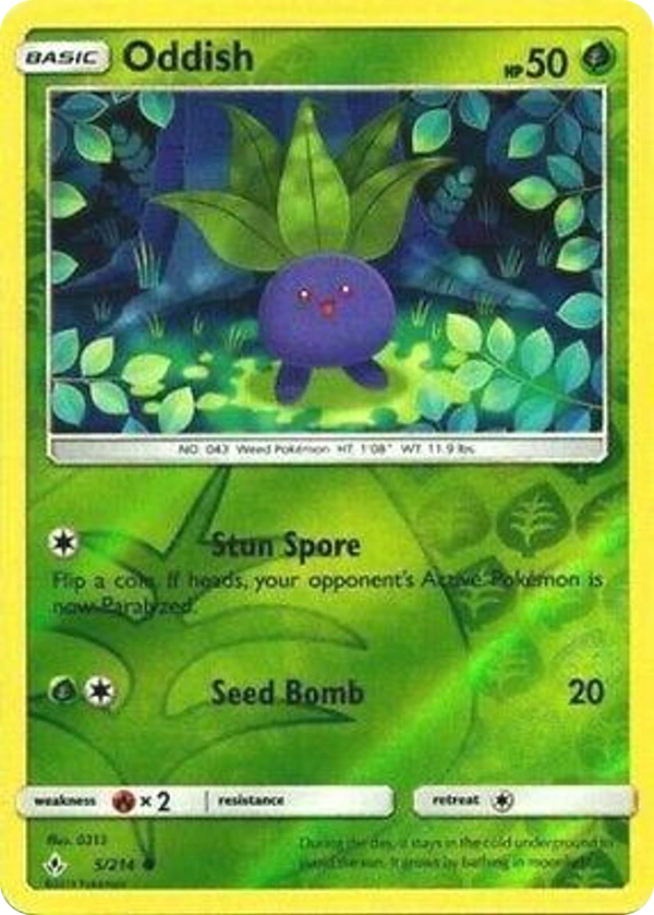 Oddish — Unbroken Bonds #005 / 214
