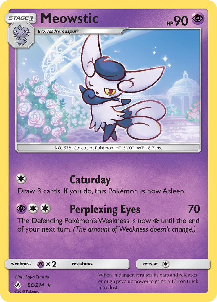 Meowstic — Unbroken Bonds #080 / 214