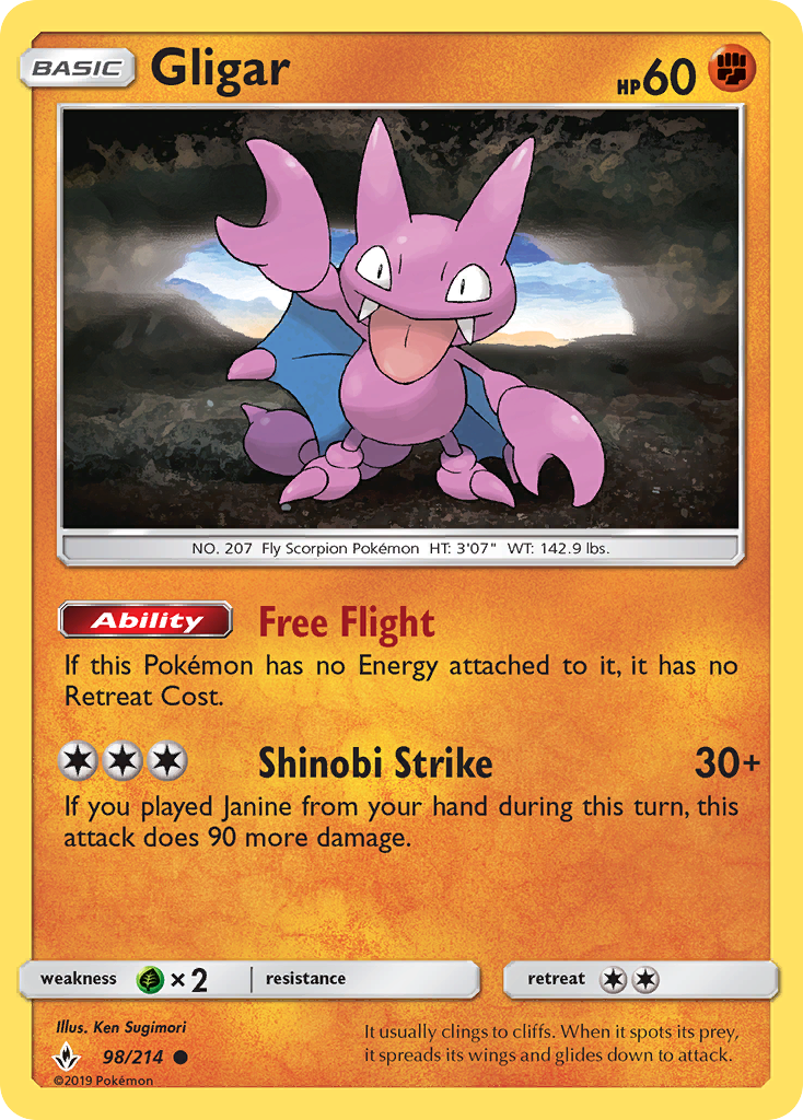Gligar — Unbroken Bonds #098 / 214