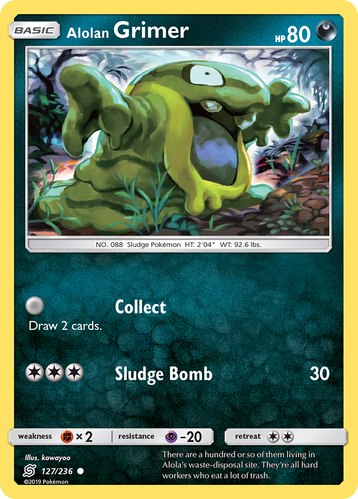 Alolan Grimer — Unified Minds #127 / 236