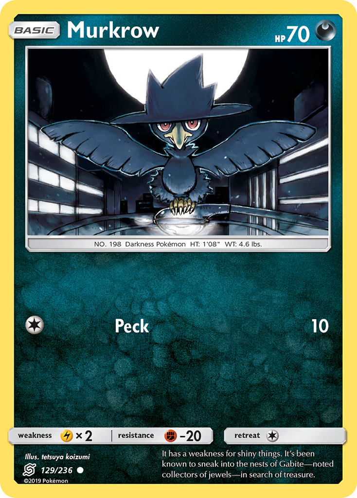 Murkrow — Unified Minds #129 / 236