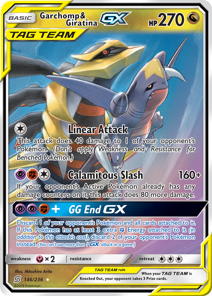 Garchomp & Giratina-GX — Unified Minds #146 / 236