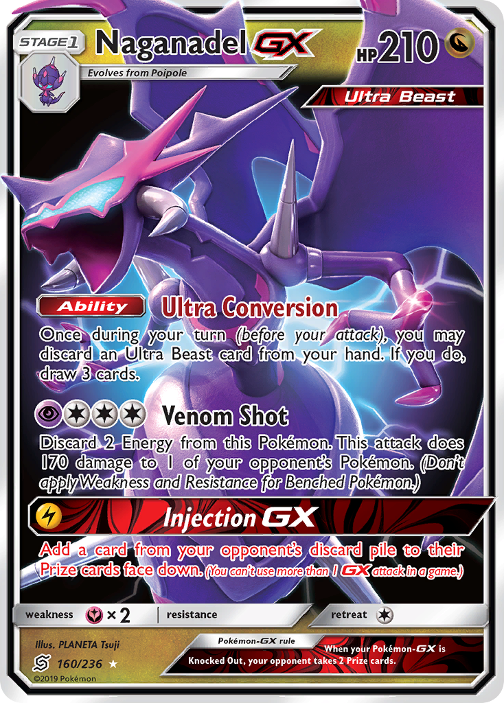 Naganadel-GX — Unified Minds #160 / 236