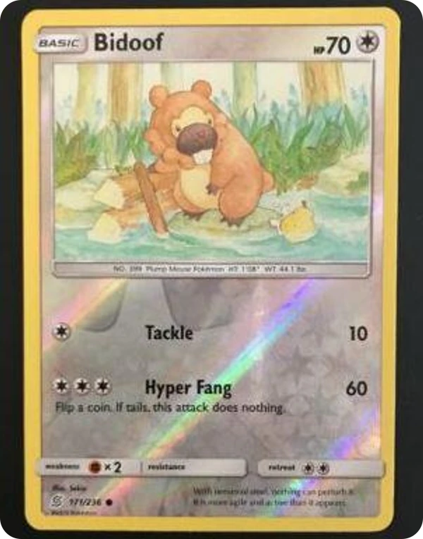 Bidoof — Unified Minds #171 / 236