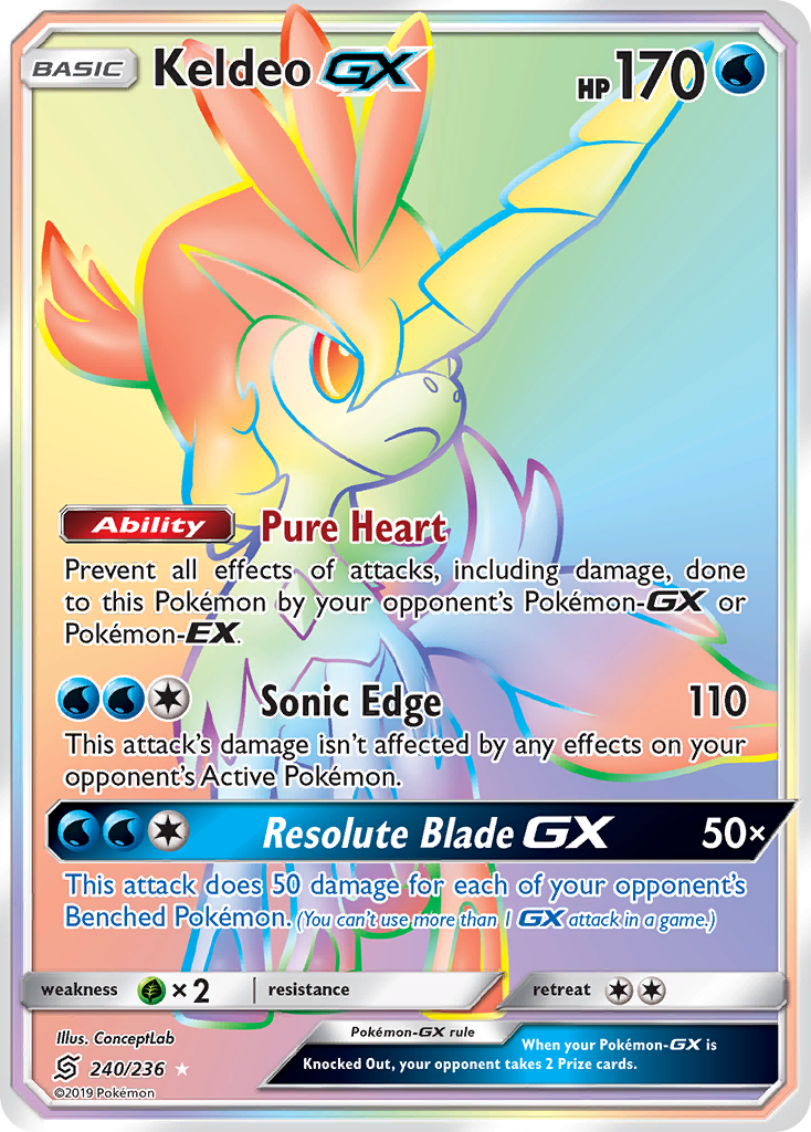 Keldeo-GX — Unified Minds #240 / 236