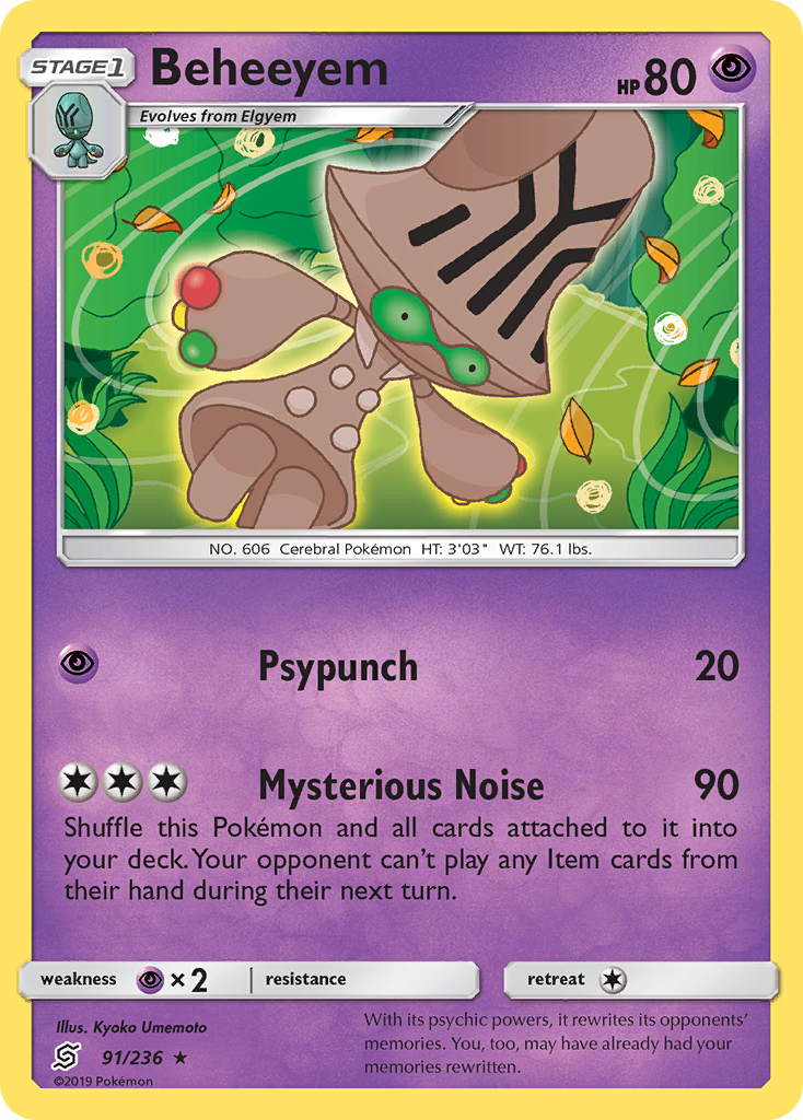 Beheeyem — Unified Minds #091 / 236