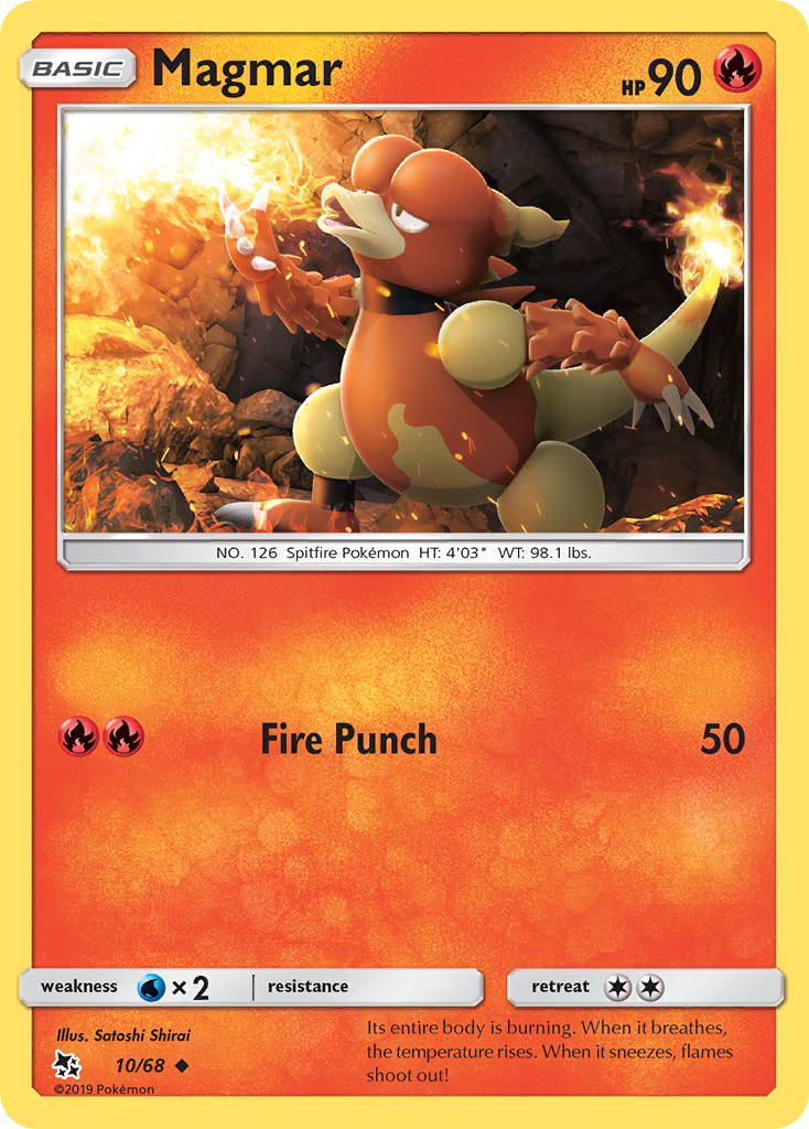 Magmar — Hidden Fates #010 / 68