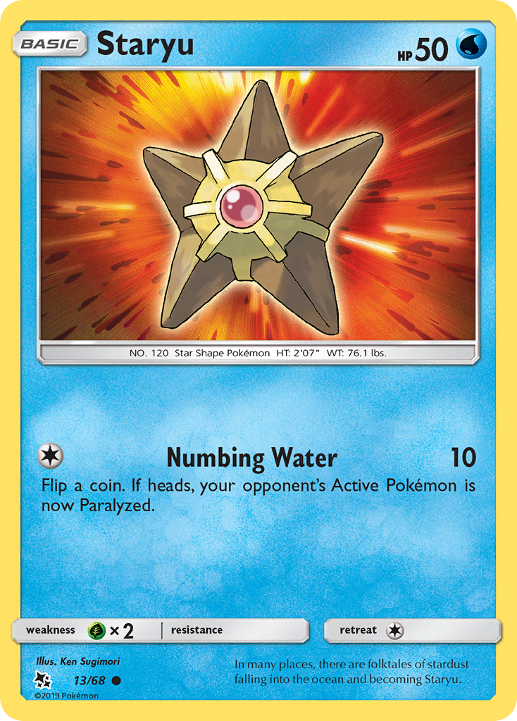 Staryu — Hidden Fates #013 / 68