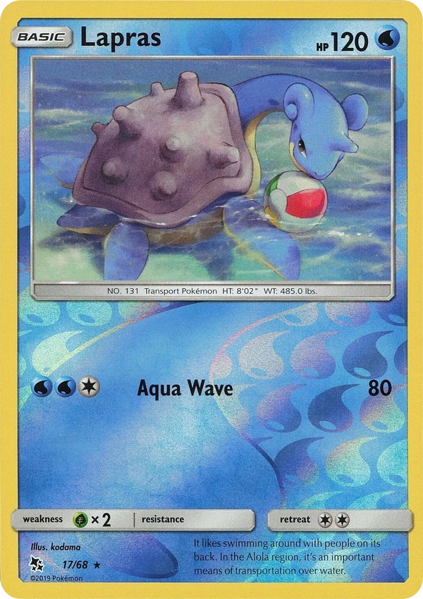Lapras — Hidden Fates #017 / 68