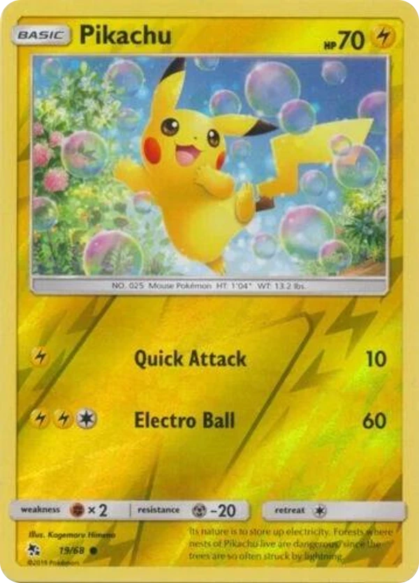 Pikachu — Hidden Fates #019 / 68