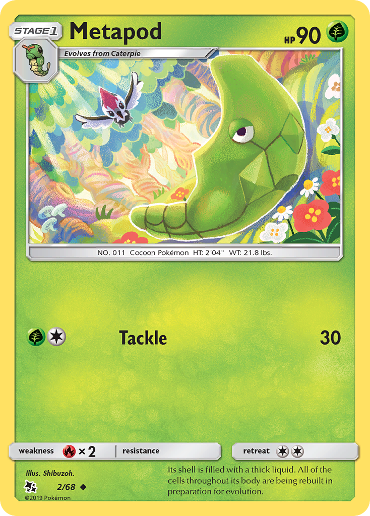 Metapod — Hidden Fates #002 / 68