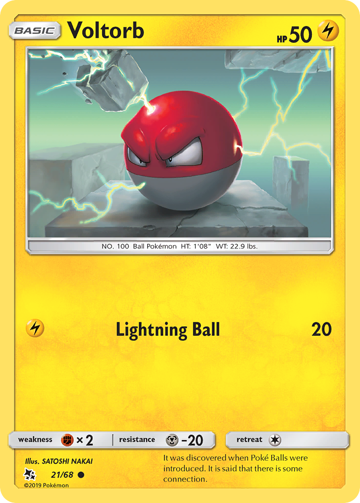 Voltorb — Hidden Fates #021 / 68