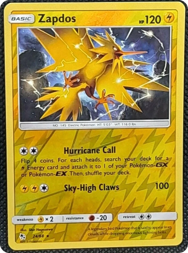 Zapdos — Hidden Fates #024 / 68