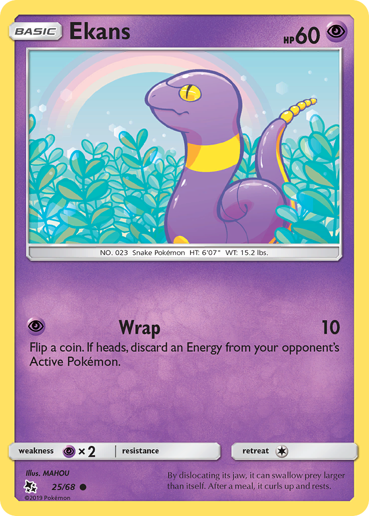 Ekans — Hidden Fates #025 / 68