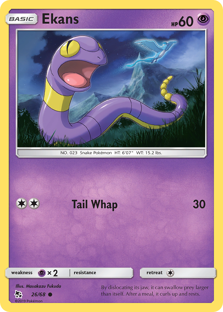 Ekans — Hidden Fates #026 / 68