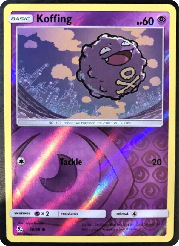 Koffing — Hidden Fates #028 / 68