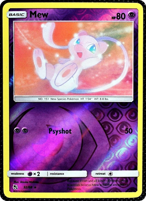 Mew — Hidden Fates #032 / 68